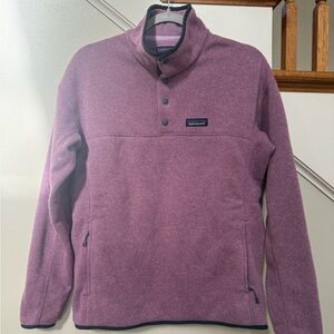 Women's Patagonia Purple Fleece Pullover Size Medium